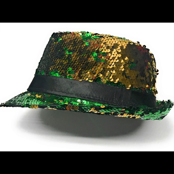 Fedora 2-way Sequin Unisex Hat (One Size) - Picture 2 of 5